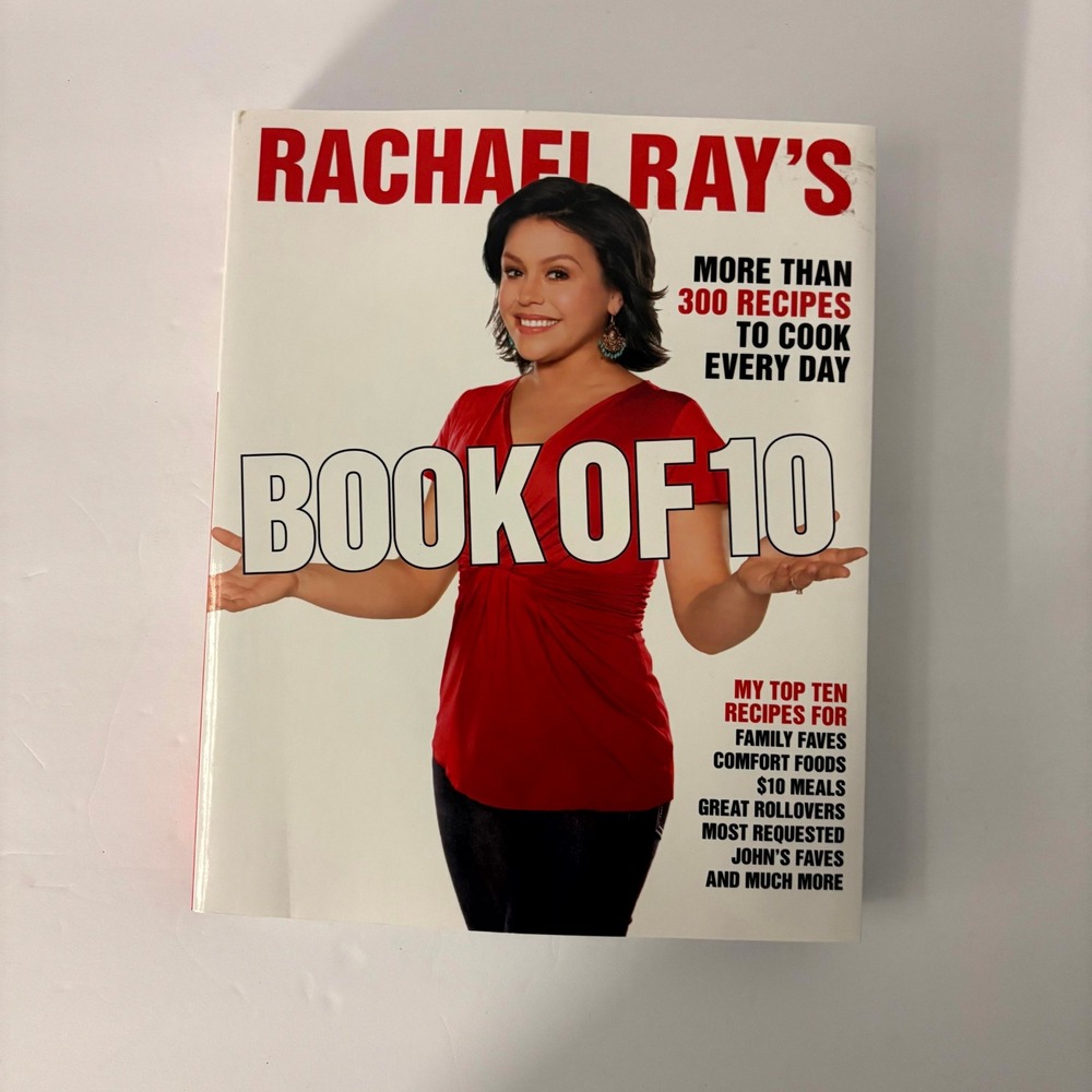 Rachael Ray's Book of 10 Cookbook 300 Recipes 1st Ed 2009 Paperback
